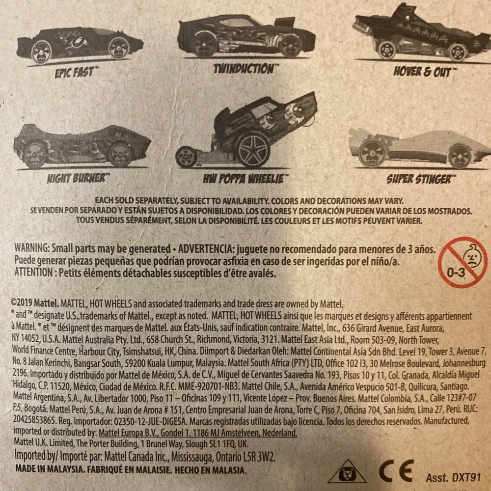 Hot Wheels 2020 Halloween Cars 6/6 SUPER STINGER Glow In The Dark 1:64.